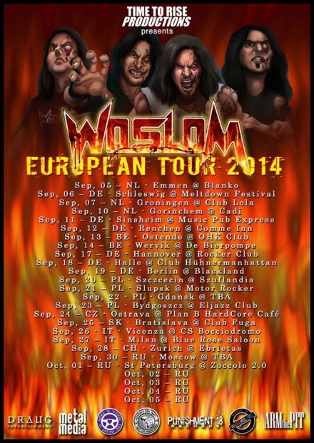 Woslom: Third European tour is announced!