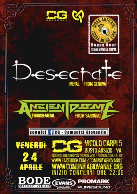 Ancient Dome: Live with Desecrate