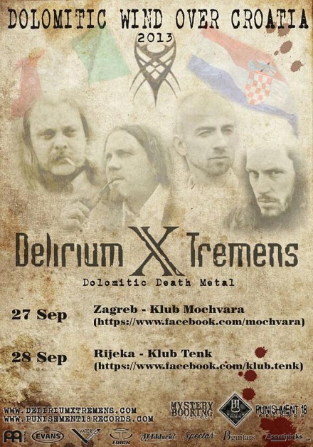 Delirium X Tremens: Dolomitic Wind Over Croatia Live