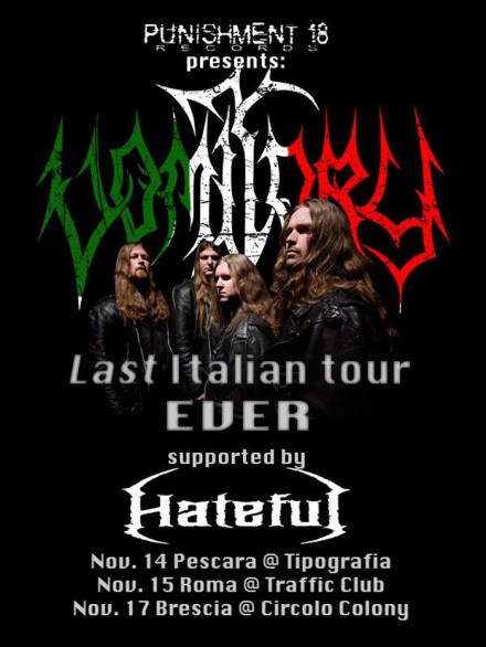 Vomitory last Italian tour ever!