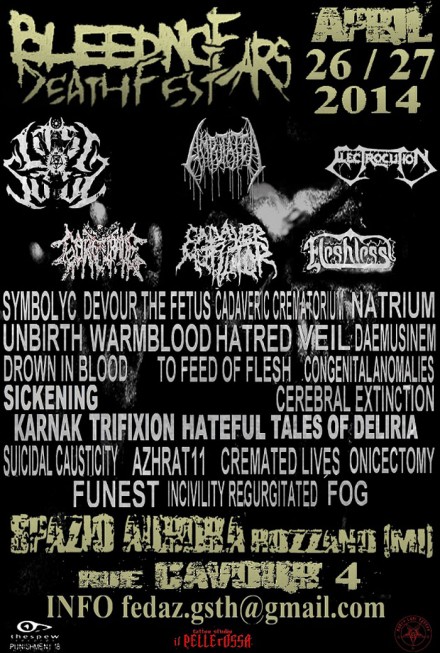 Bleeding Ears Death Fest: running order, festival details and ticket info