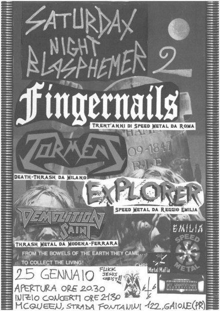 Torment Live at “Saturday Night Blasphemer 2″!
