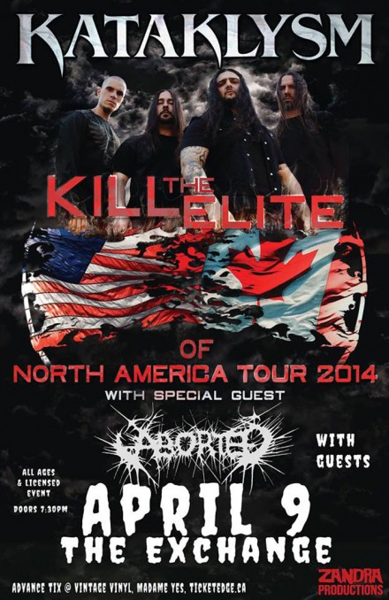 Untimely Demise Live with Kataklysm and Aborted!