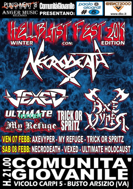 Vexed live at Hellblast Fest 2014