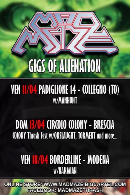 Mad Maze “Gigs Of Alienation” Live!