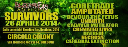 Bleeding Ears Deathfest Survivors: the daily renewed extreme Italian festival!