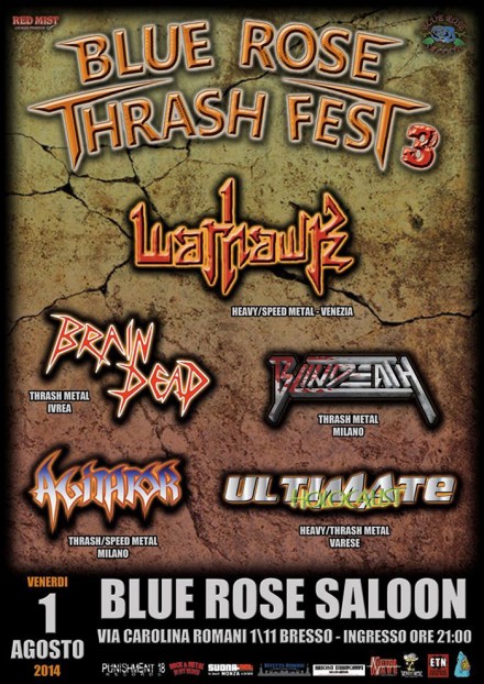 Brain Dead: live at “Blue Rose Thrash Fest 3″