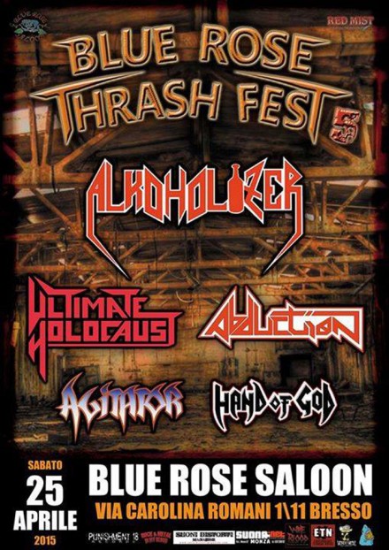 Alkoholizer: Live at “BLUE ROSE THRASH FEST 5″