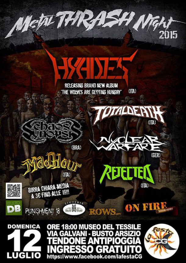 Hyades: Live at “Metal Thrash Night 2015″