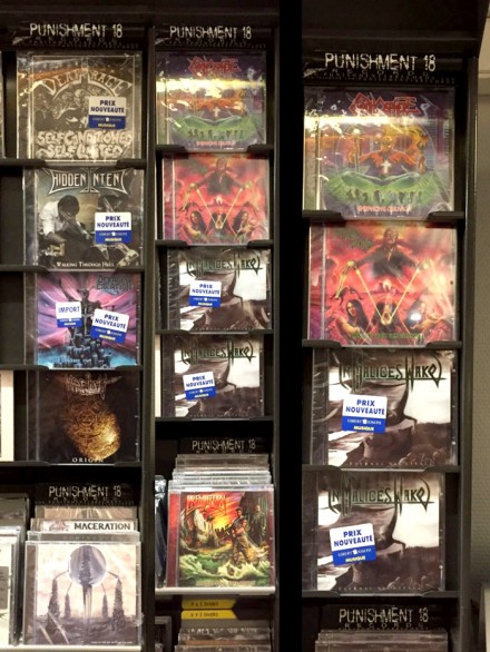 Punishment 18 Records releases on sale at “Gibert Joseph” Paris department store!