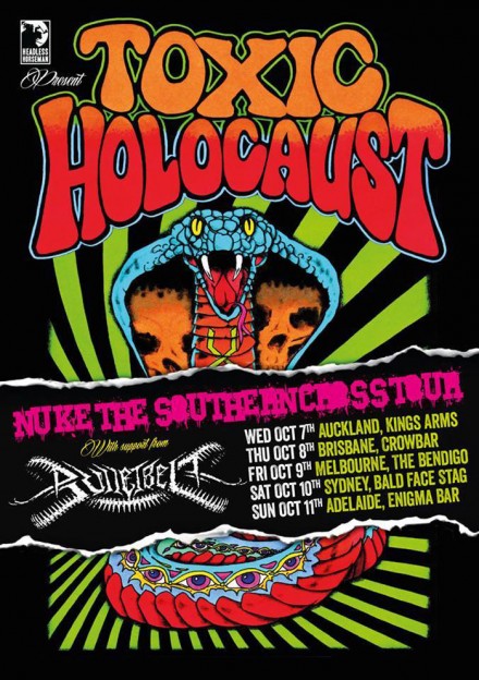 In Malice’s Wake: Support Toxic Holocaust at “Nuke the Southern Cross” tour!