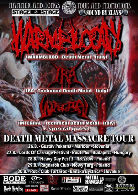 Warmblood: “Death Metal Massacre Tour” Live