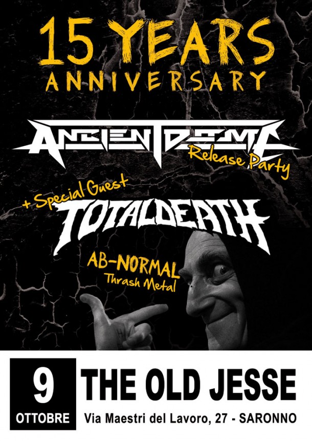 Ancient Dome: “15 Years Anniversary Release Party”