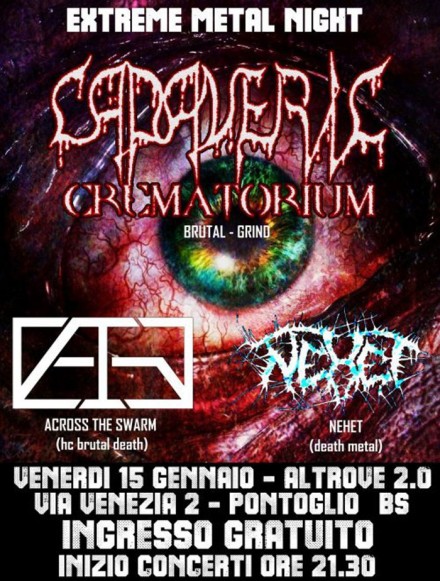 Cadaveric Crematorium: Live at “Extreme Metal Night”