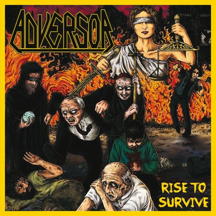 Adversor: cover artwork for “Rise To Survive” revealed