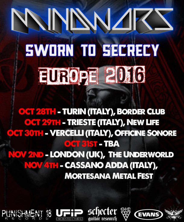 Mindwars: European tour dates
