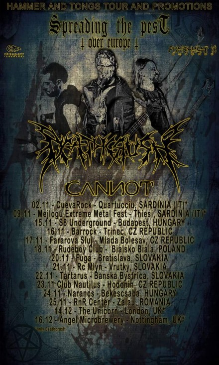 Deathcrush: European tour dates announced!